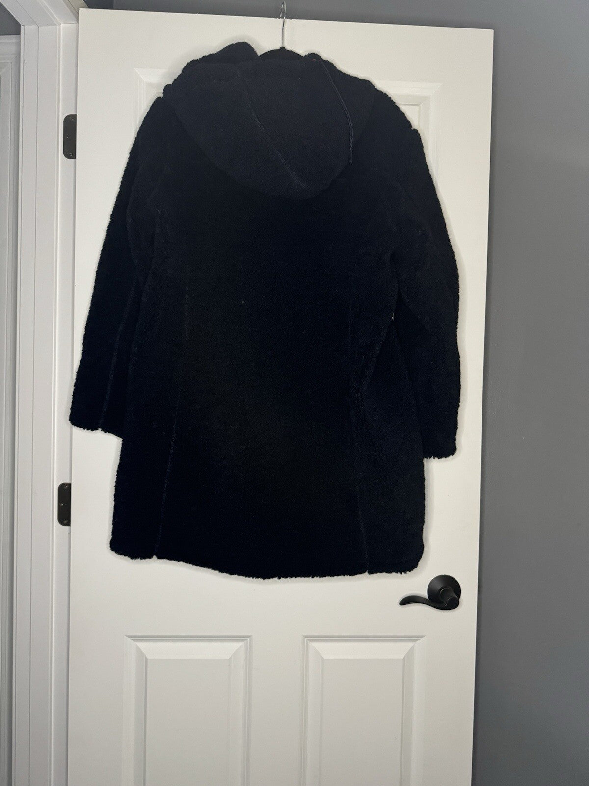 Tommy Hilfiger Sherpa Coat Navy Xl W Attached Hood