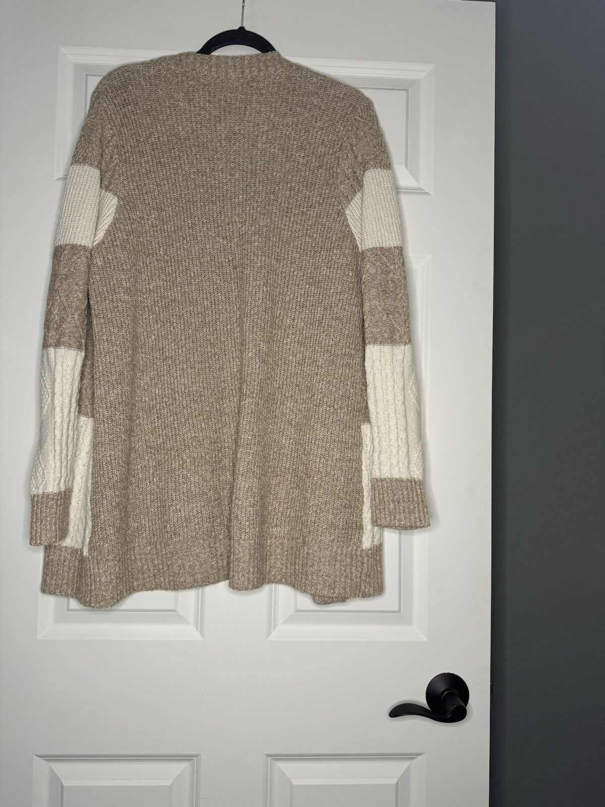 Pulse Xl Cardigan Cream Brown Heathered 