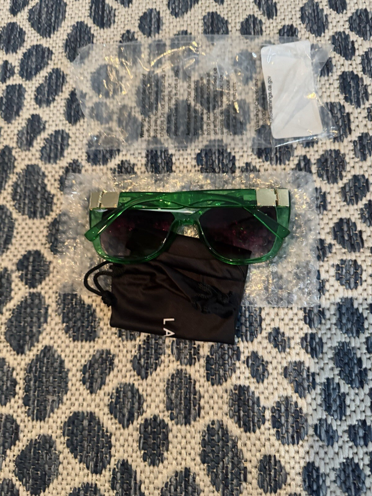 Lane Bryant Sunglasses Green Brand New With Case