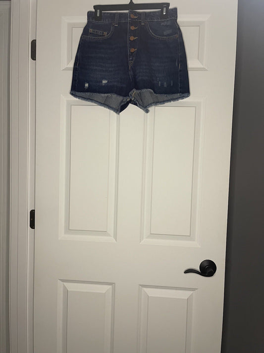 Roxy Jean Shorts With Some Distressing Size 27 