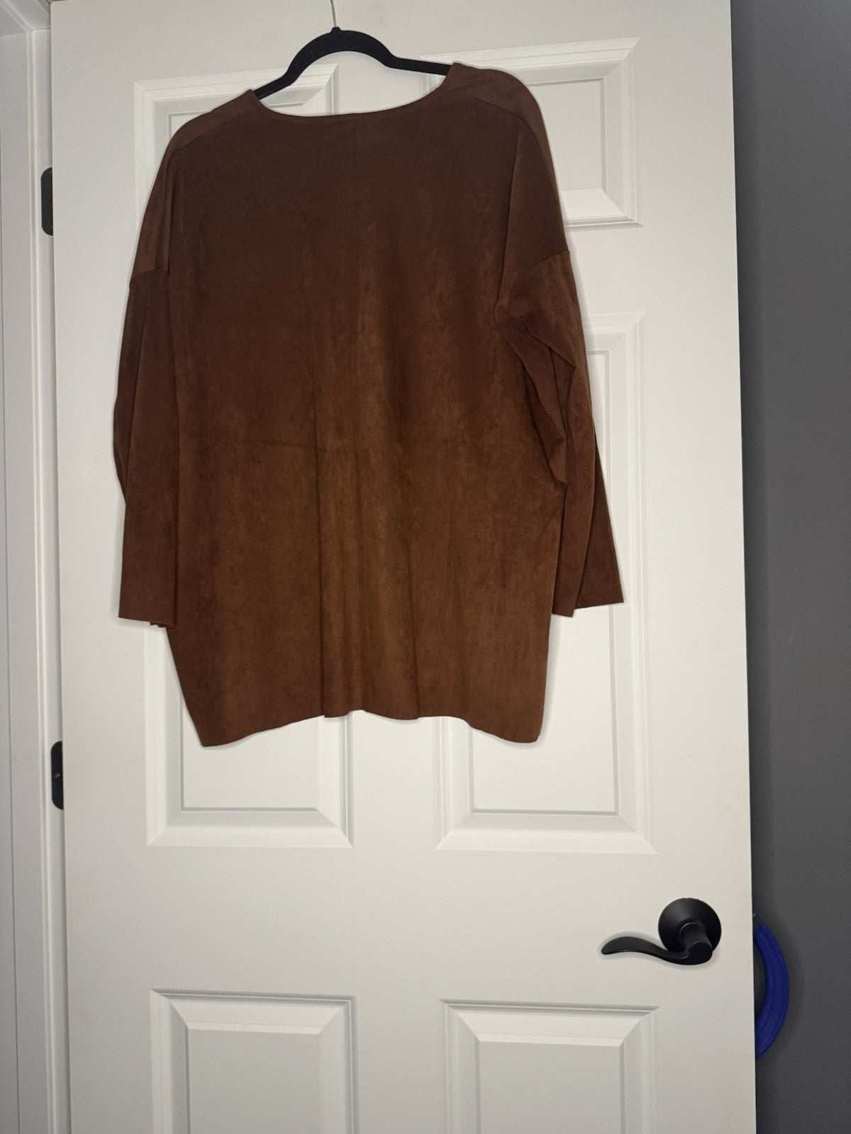Bryn Walker Long Sleeve Blouse Brown Large 