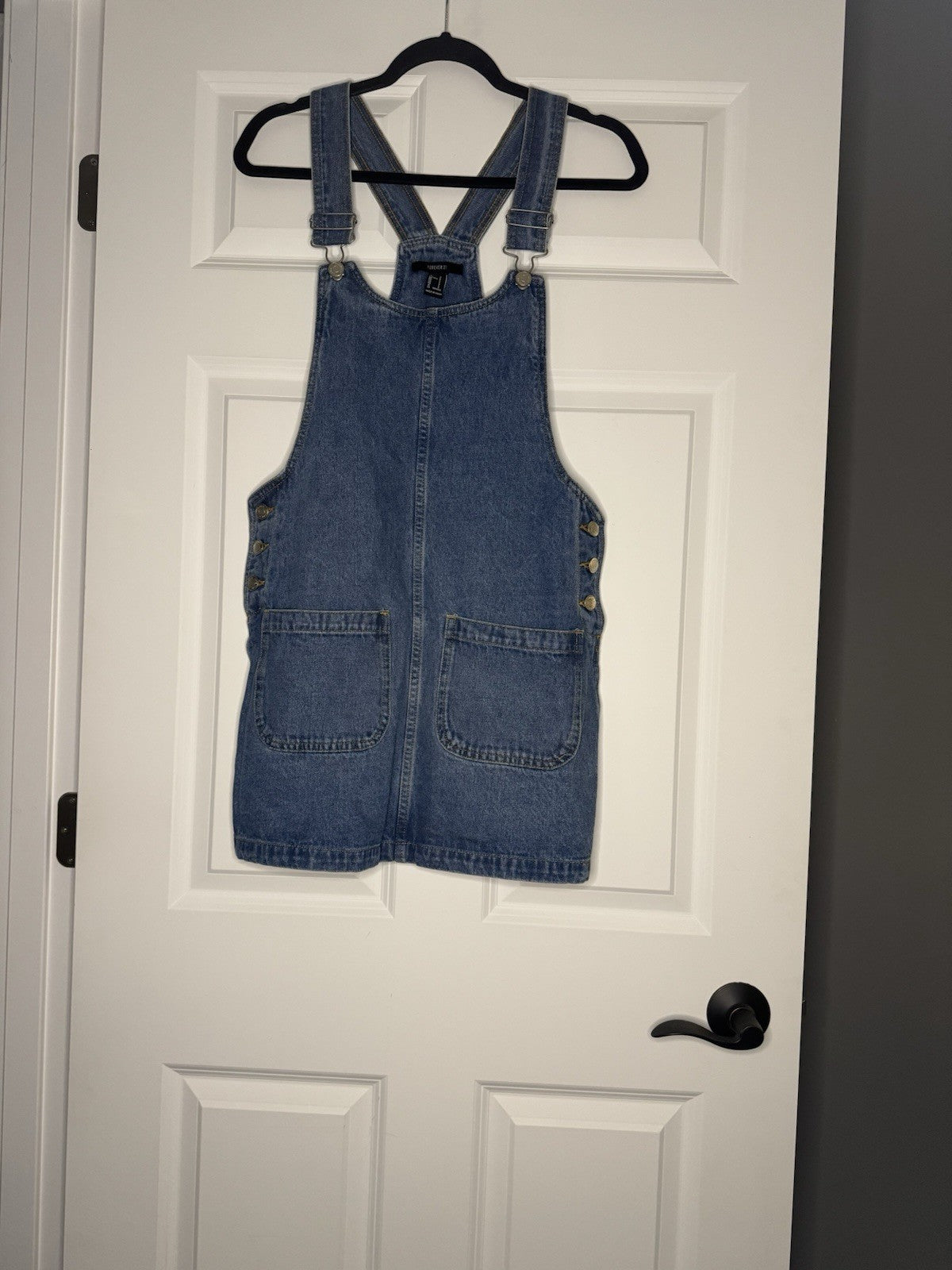 Forever 21 Small Jean Jumper Blue 