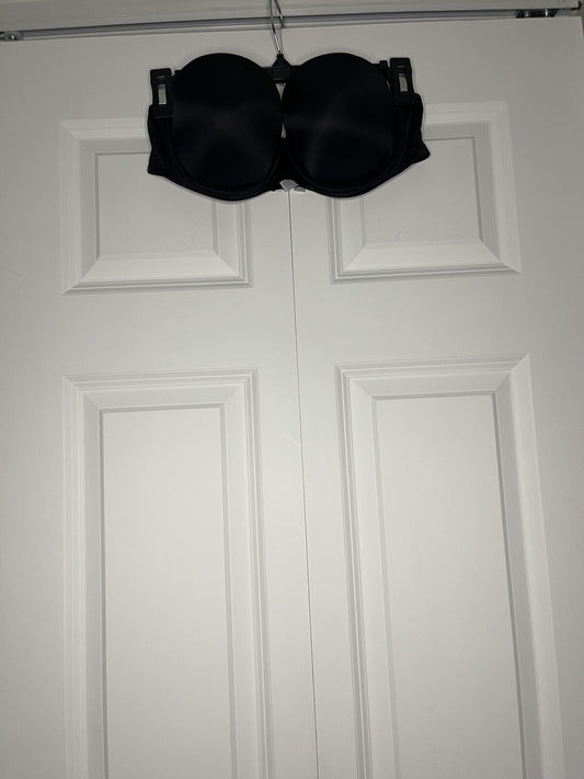 Victorias secret Pink brand strapless bra black 36c