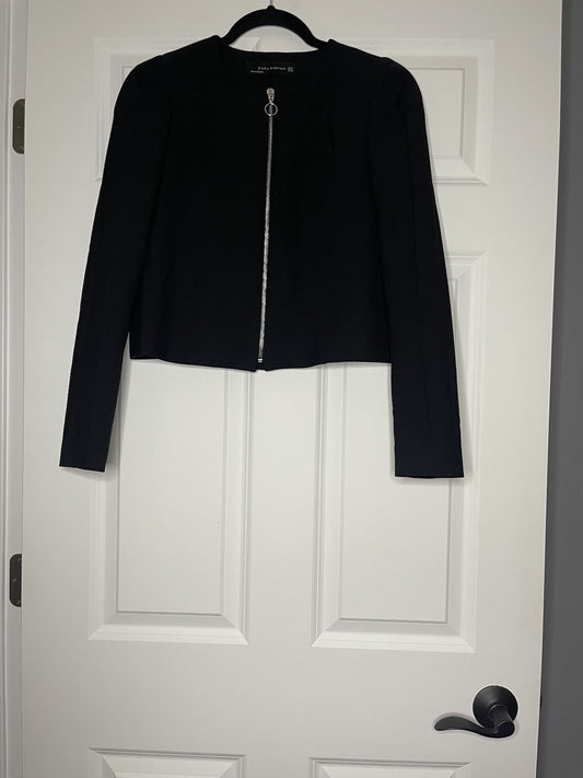 Zara blazer size small black 