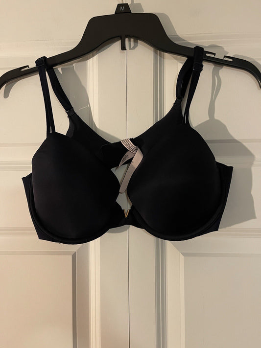 victorias secret lined demi bra navy 36D