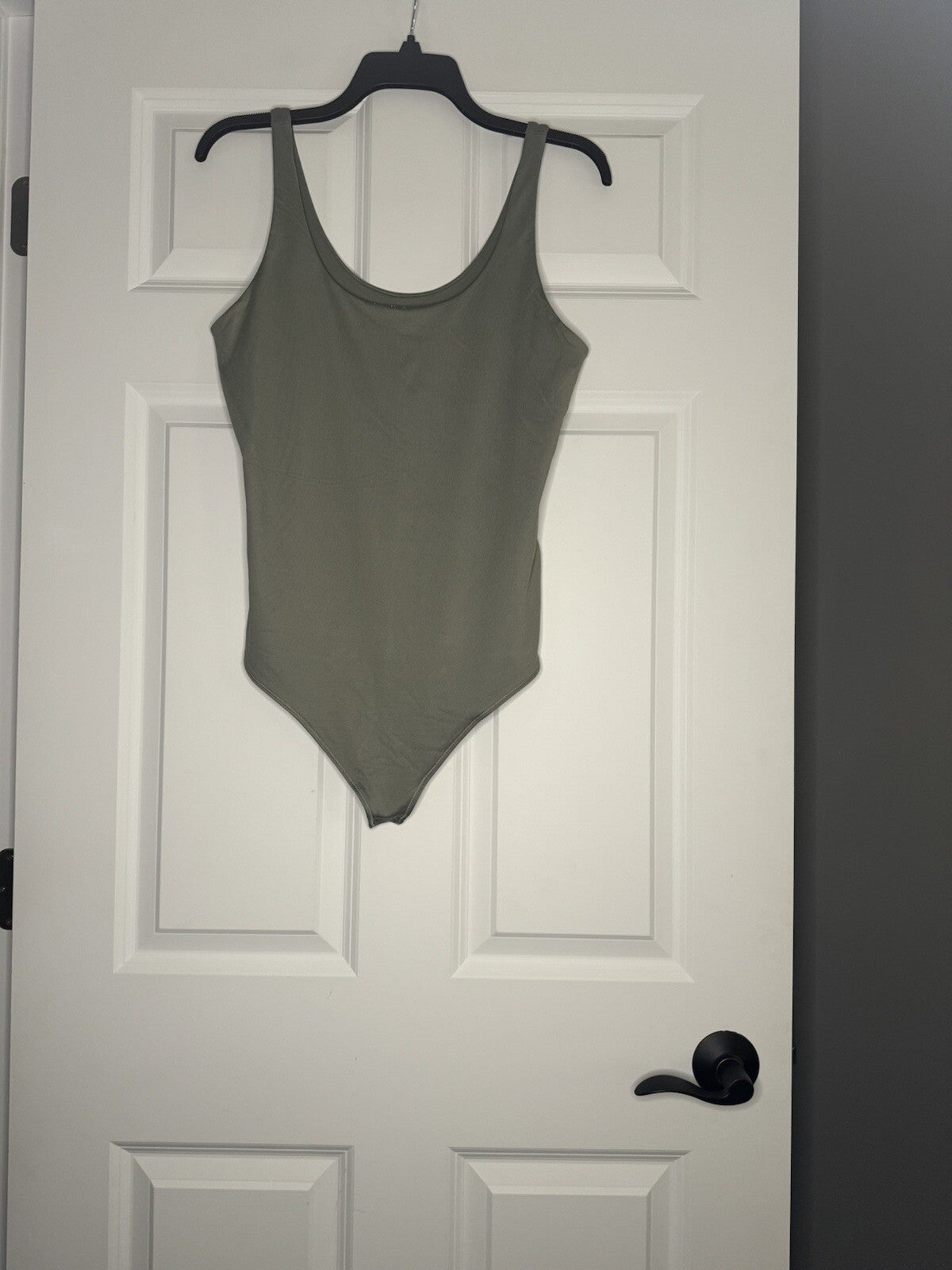 Abercrombie And Fitch Soft A And F Collection Sleeveless Bodysuit Large Green 