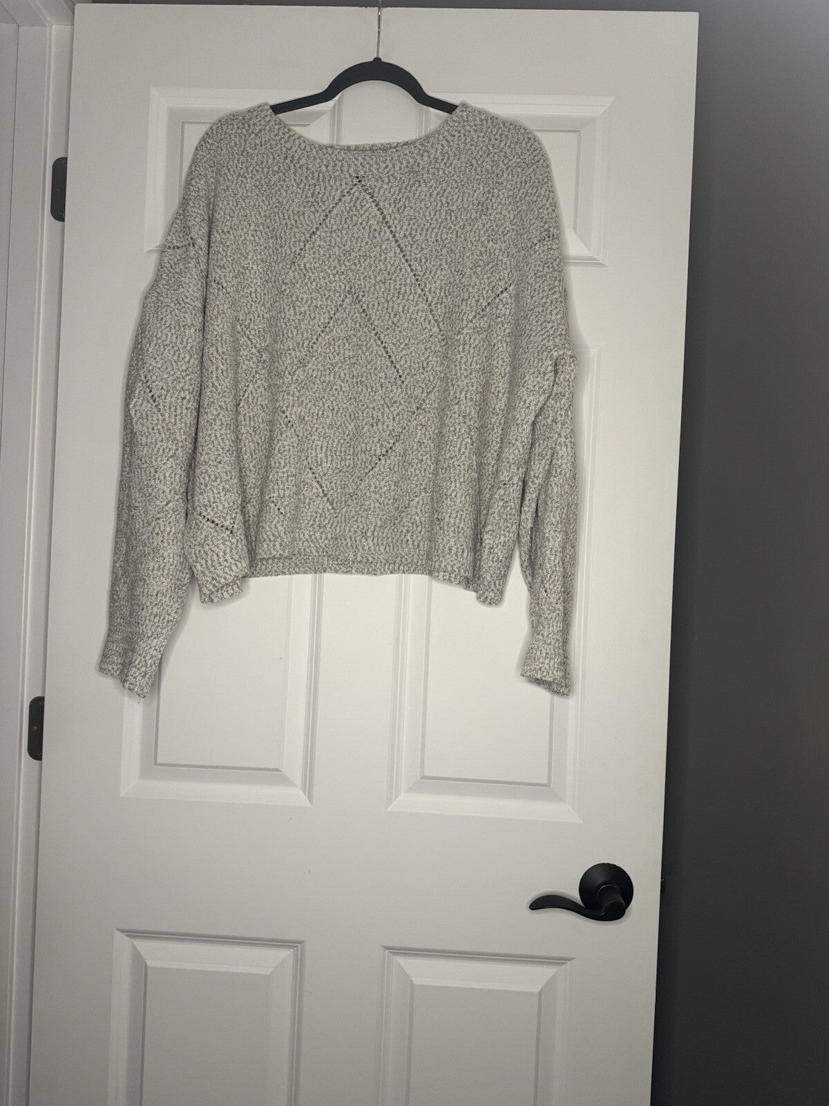 Hailey And Co 1xl Sweater Knit Gray 