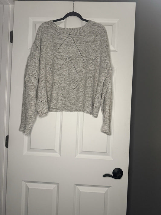 Hailey And Co 1xl Sweater Knit Gray 