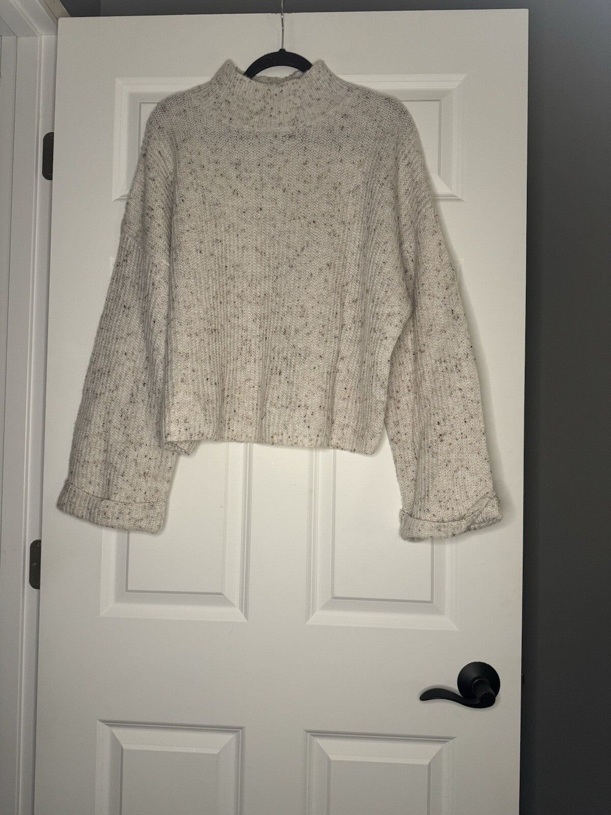 Mine Large Sweater Beige W Brown Taupe 