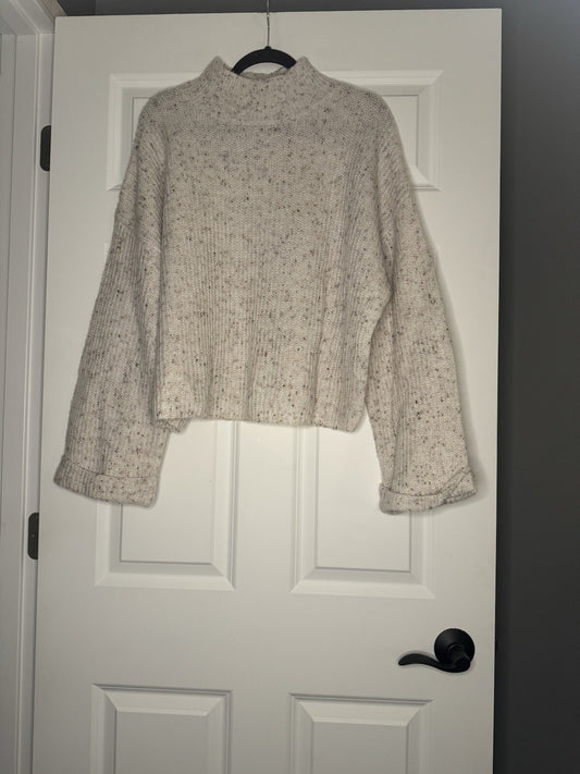 Mine Large Sweater Beige W Brown Taupe 