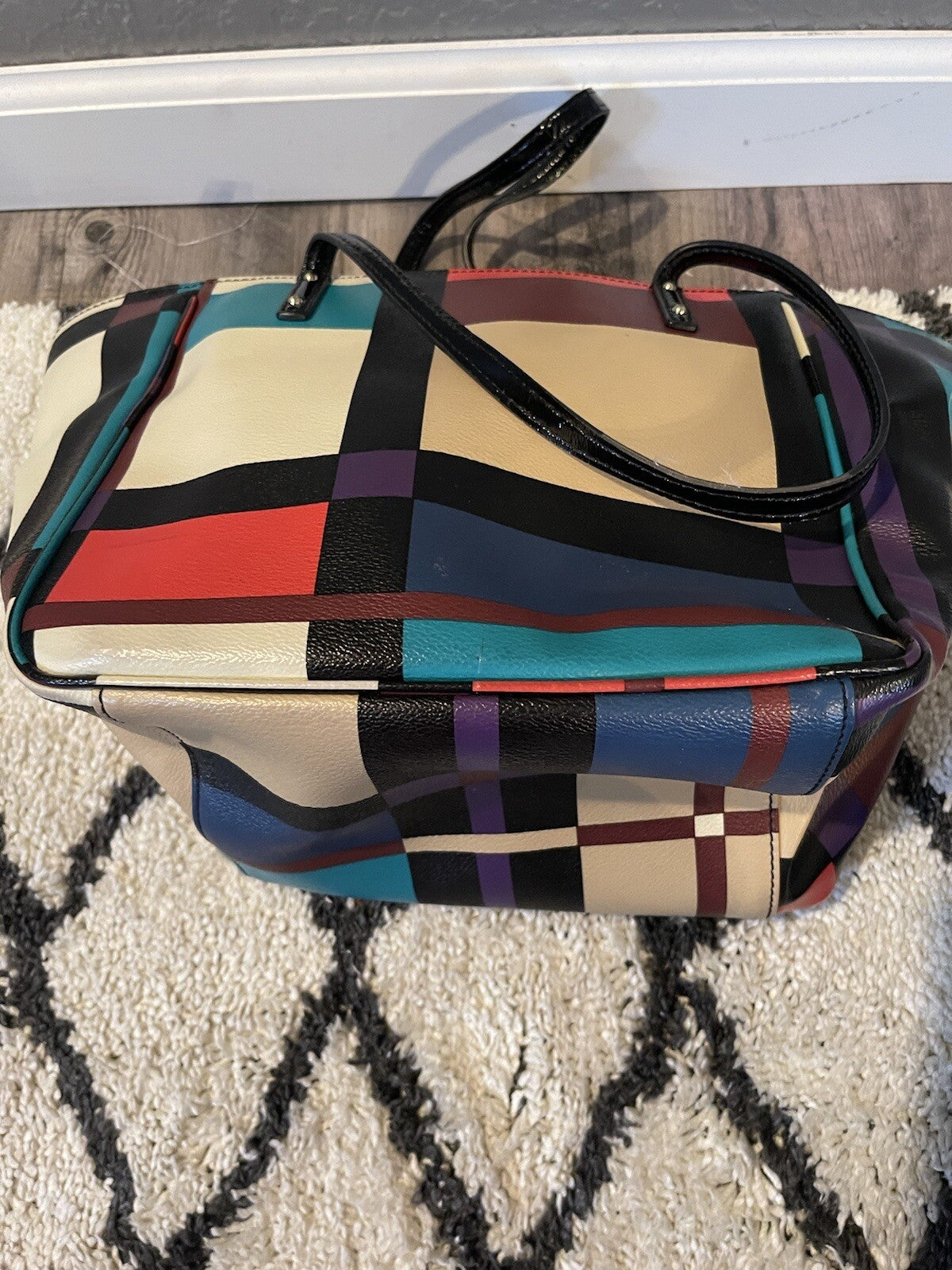 Kate Spade Purse Black Green Plum Red Beige 