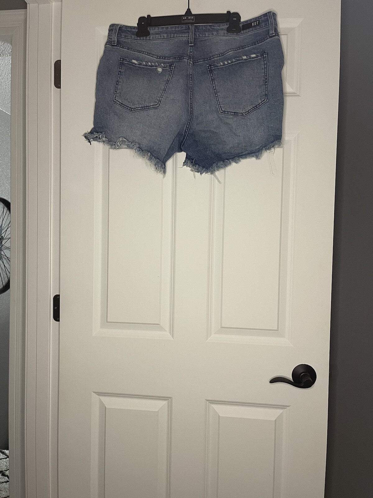Kut From Kloth Jane Long Short Jean Shorts Size 16 Cut Off 