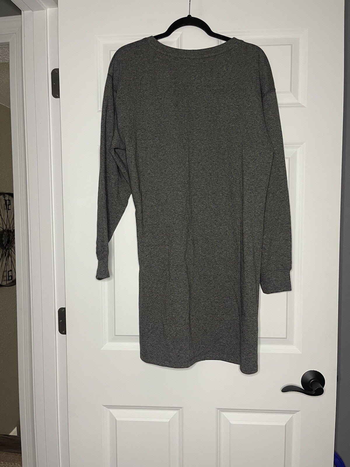 Cabi long sleeve dress medium gray 