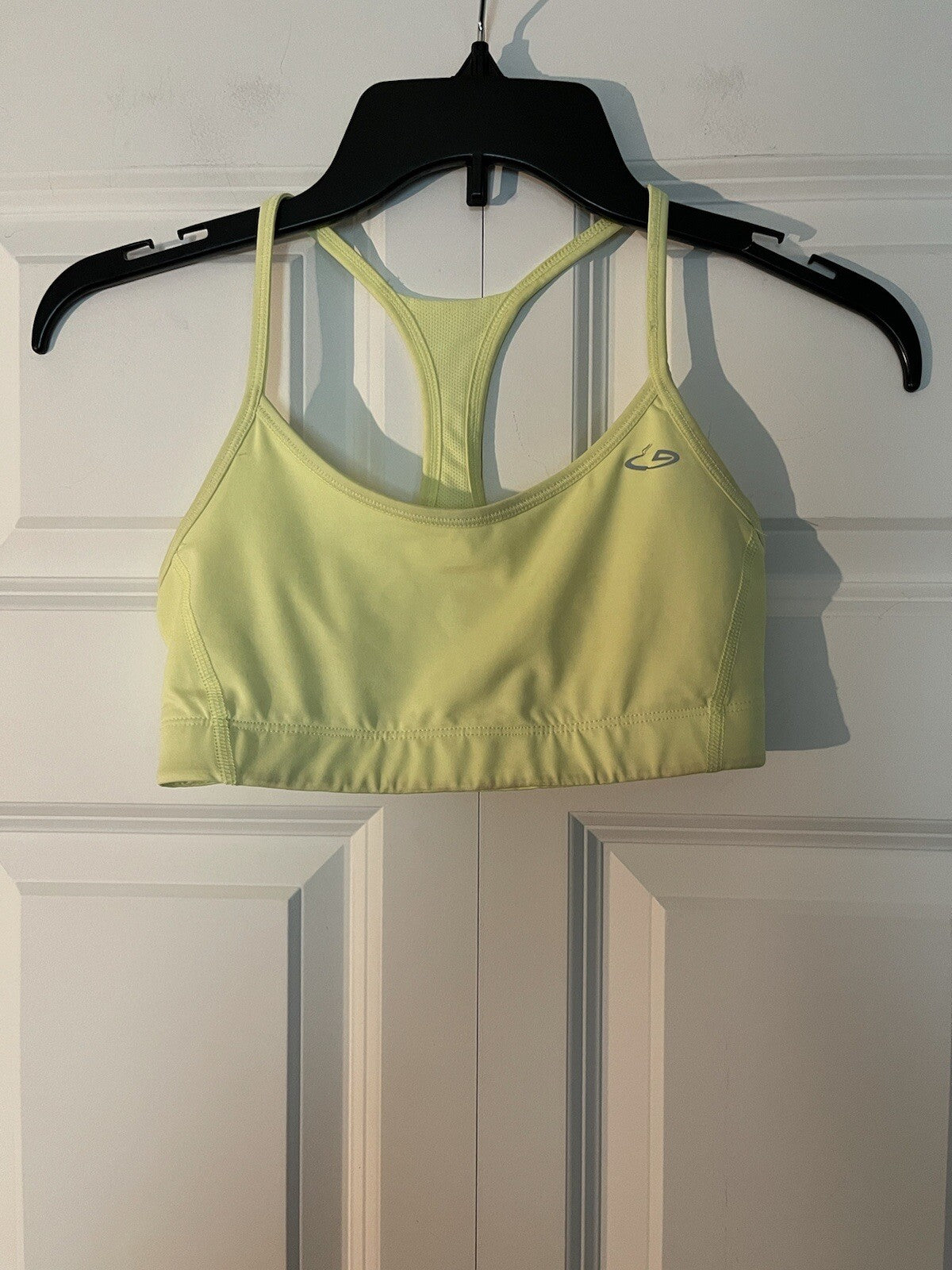 Champion duo dry xs sports bra neon yellow