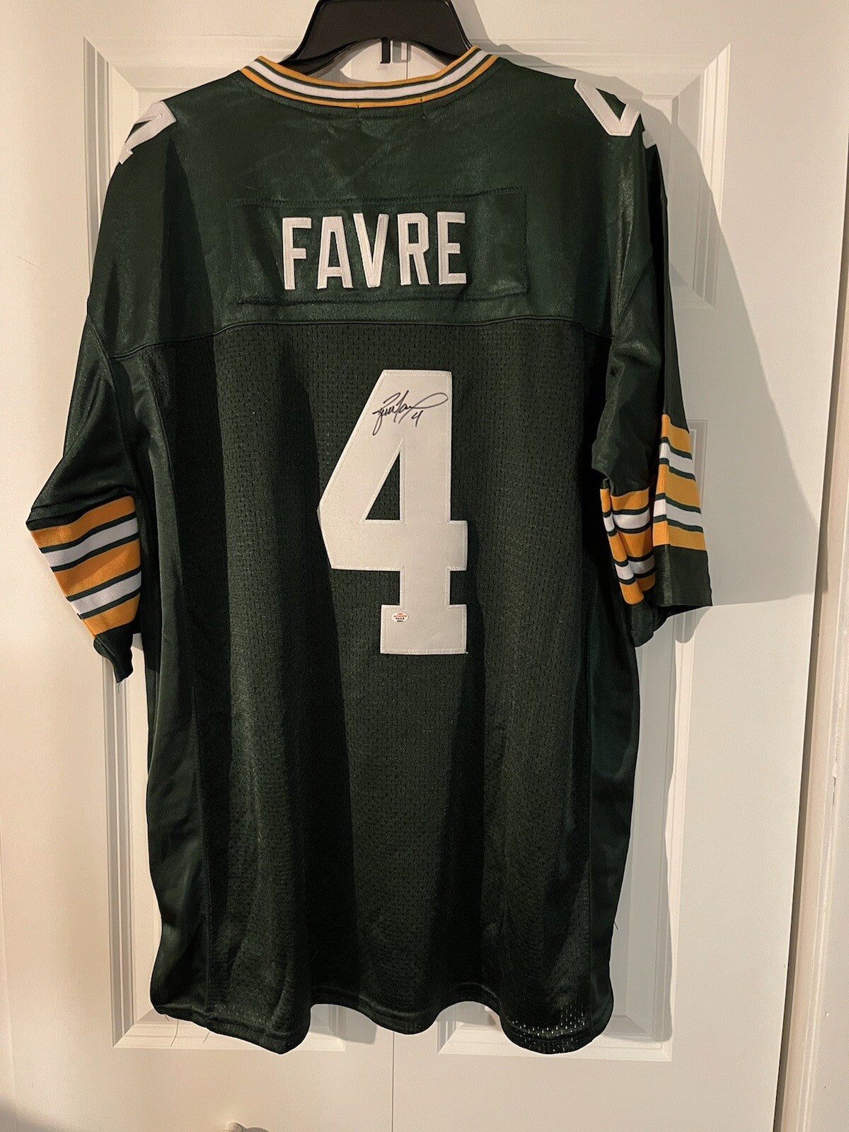 Mitchell and Ness Brett Favre Jersey autographed size 52