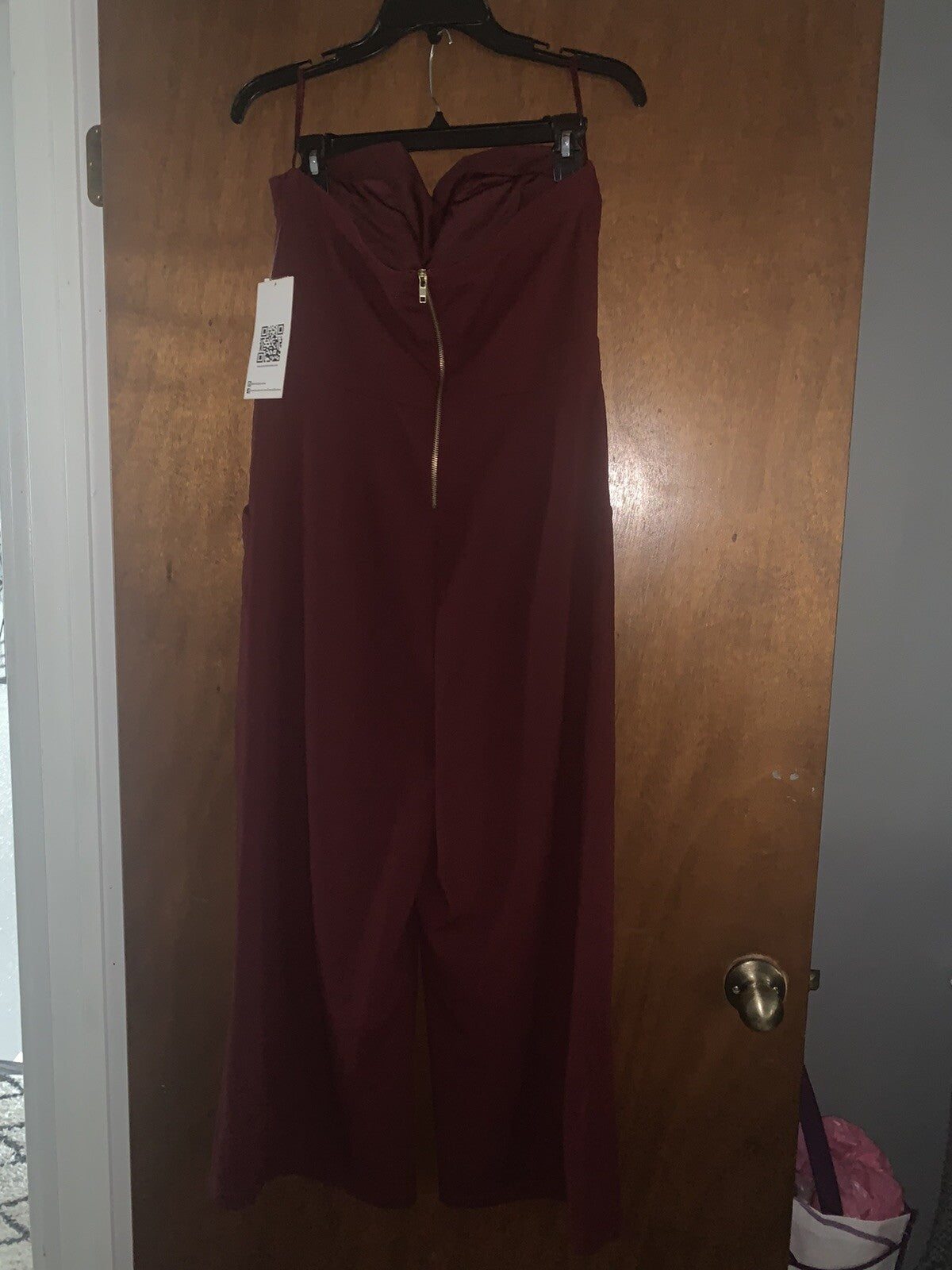 Emerald Sundae Capri Jumpsuit Size 11 Nwt Wine Color