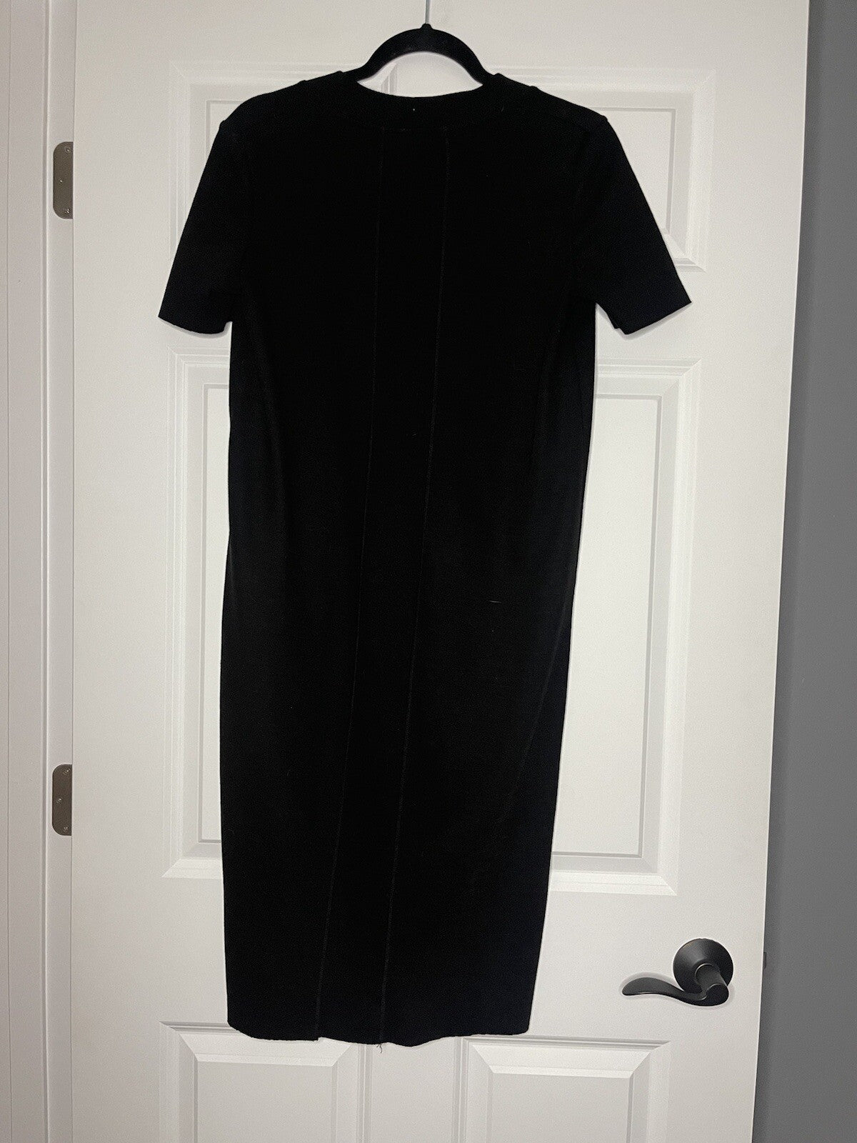 Zara short sleeve black dress small