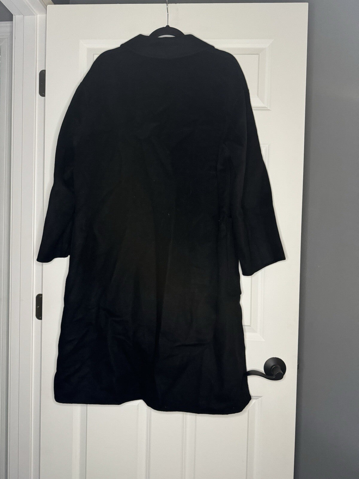 Zara Pea Coat Xl Black No Hood