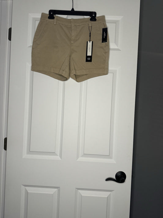 Liverpool Kelsey Trouser Shorts 10/30 Tan Nwt $79 