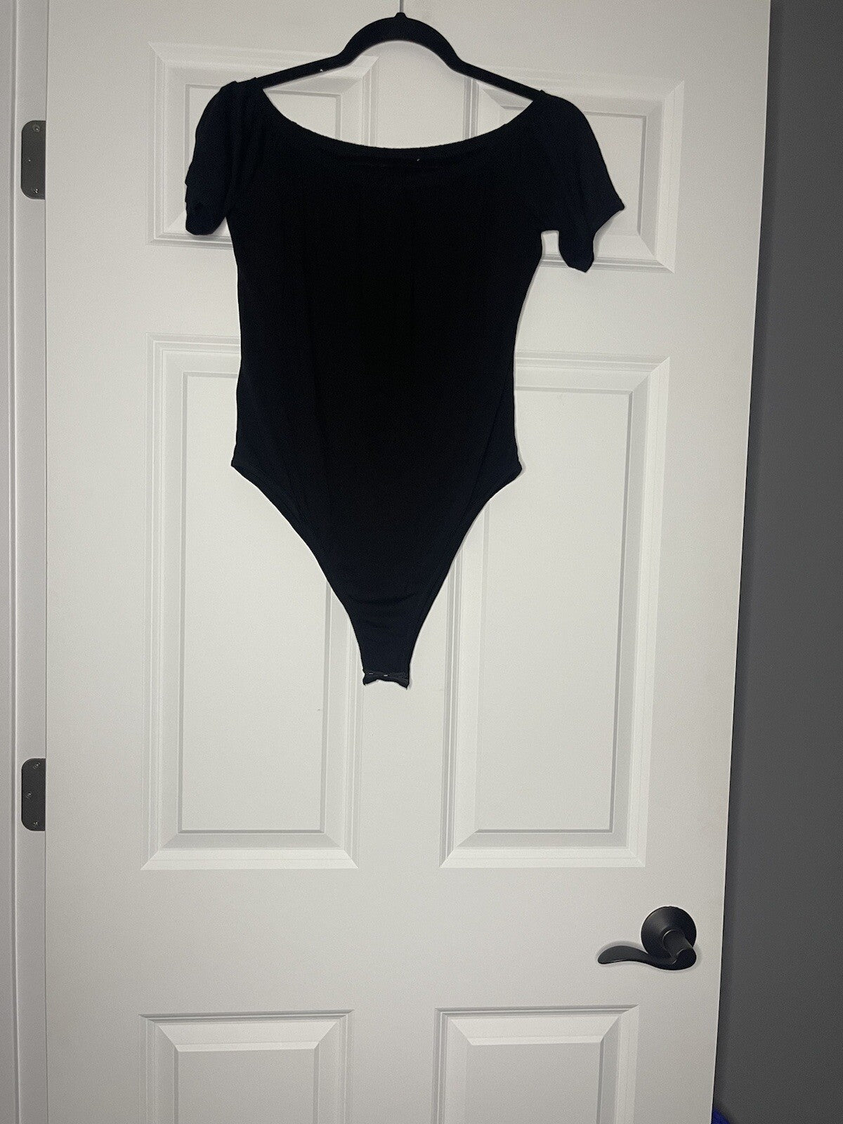 Pretty little things short sleeve bodysuit size 10 black