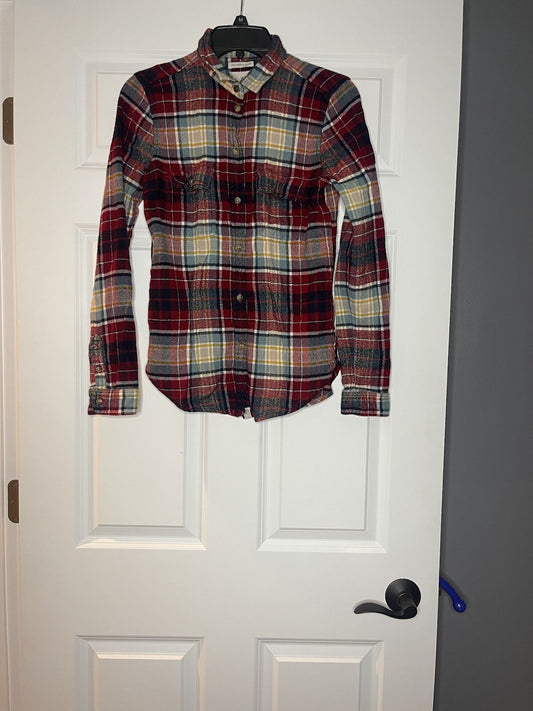 American Eagle ahhmazingly soft slim fit button up small multicolor plaid