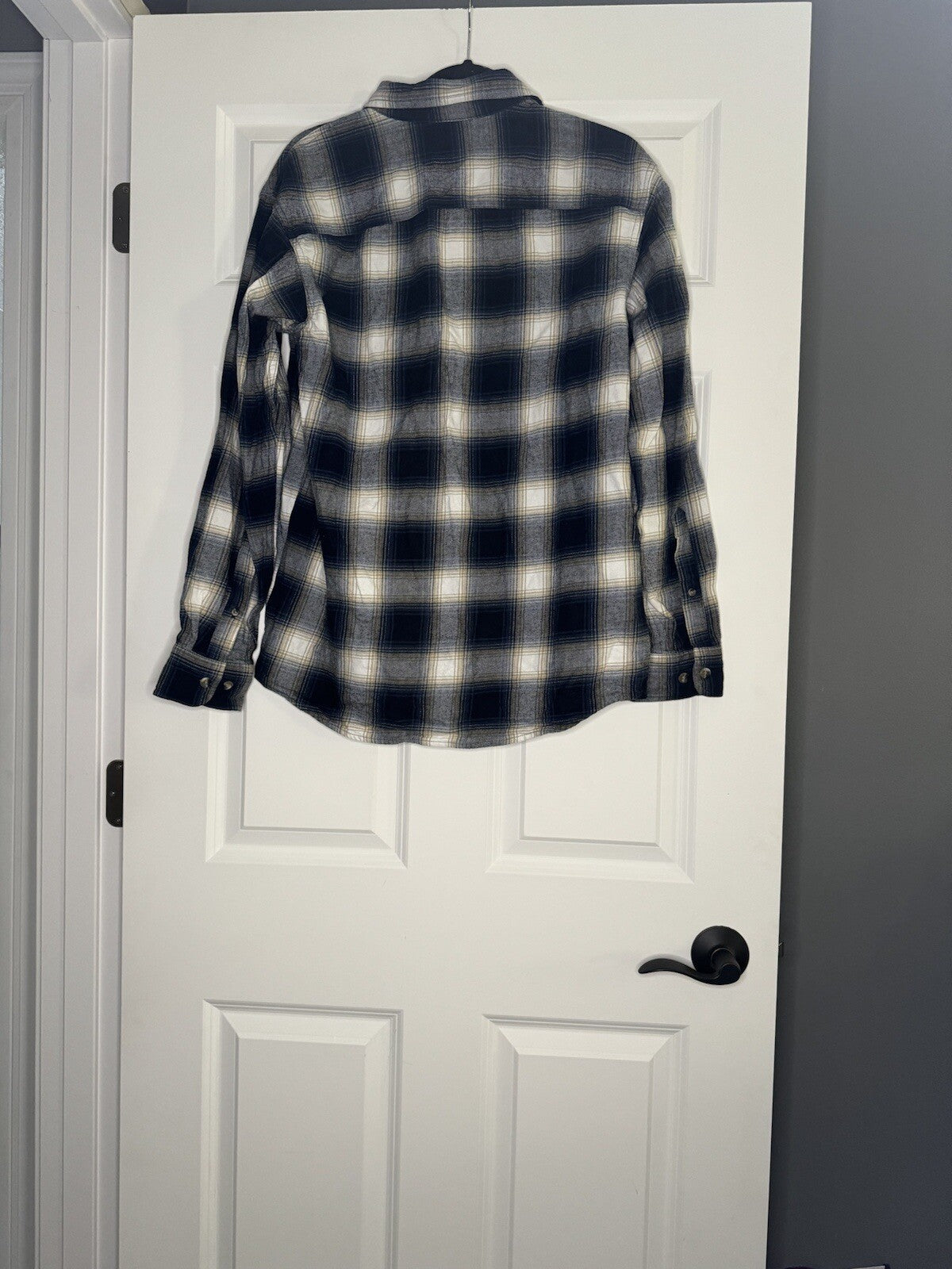 Redhead Flannel Medium Plaid Cream Beige Navy Women’s