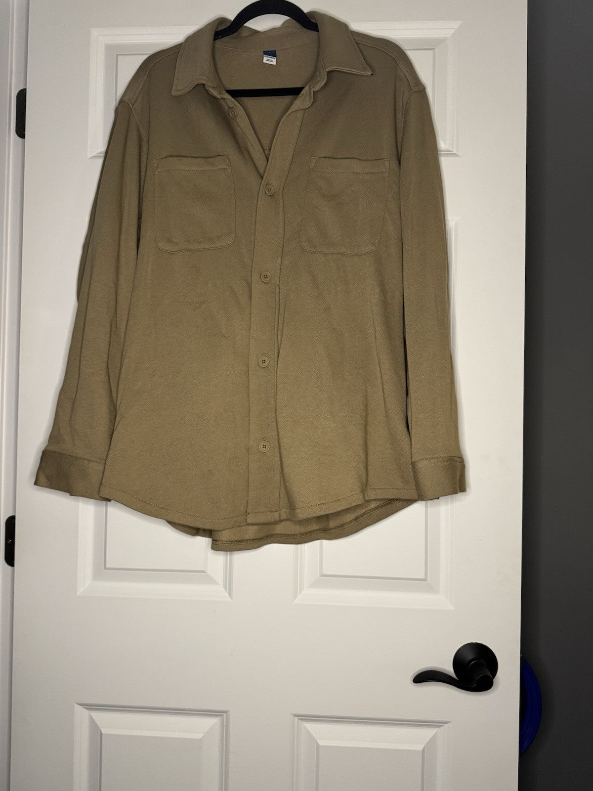 Old Navy Brown Lightweight Shacket Large 