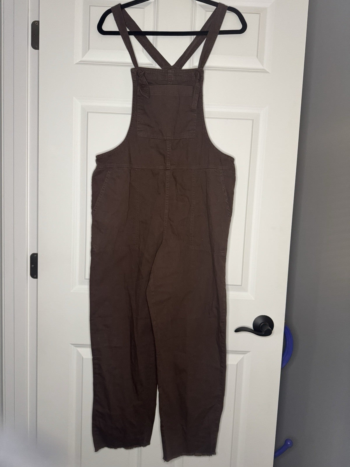 Aerie Dark Brown Overalls Small Nwt 64.95 