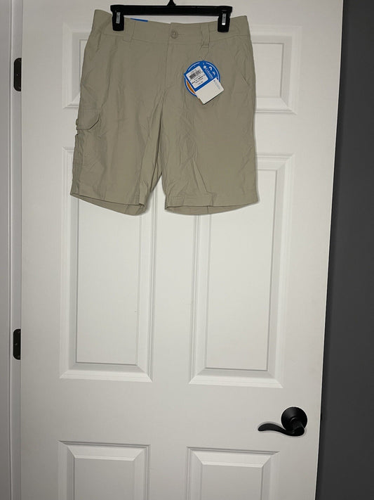 Columbia Omni Shade Shorts Size 6 Beige Nwt 