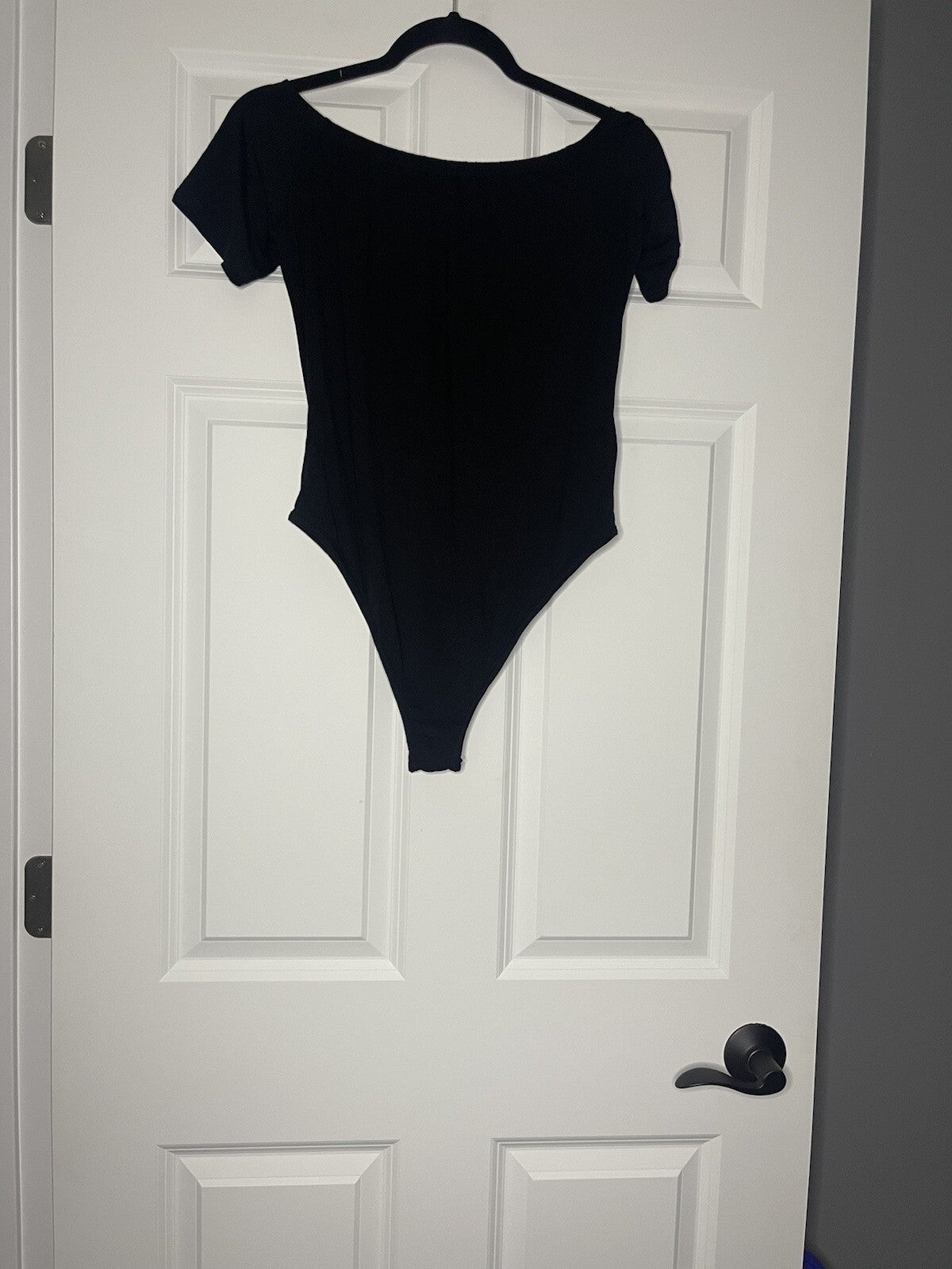 Pretty little things short sleeve bodysuit size 10 black