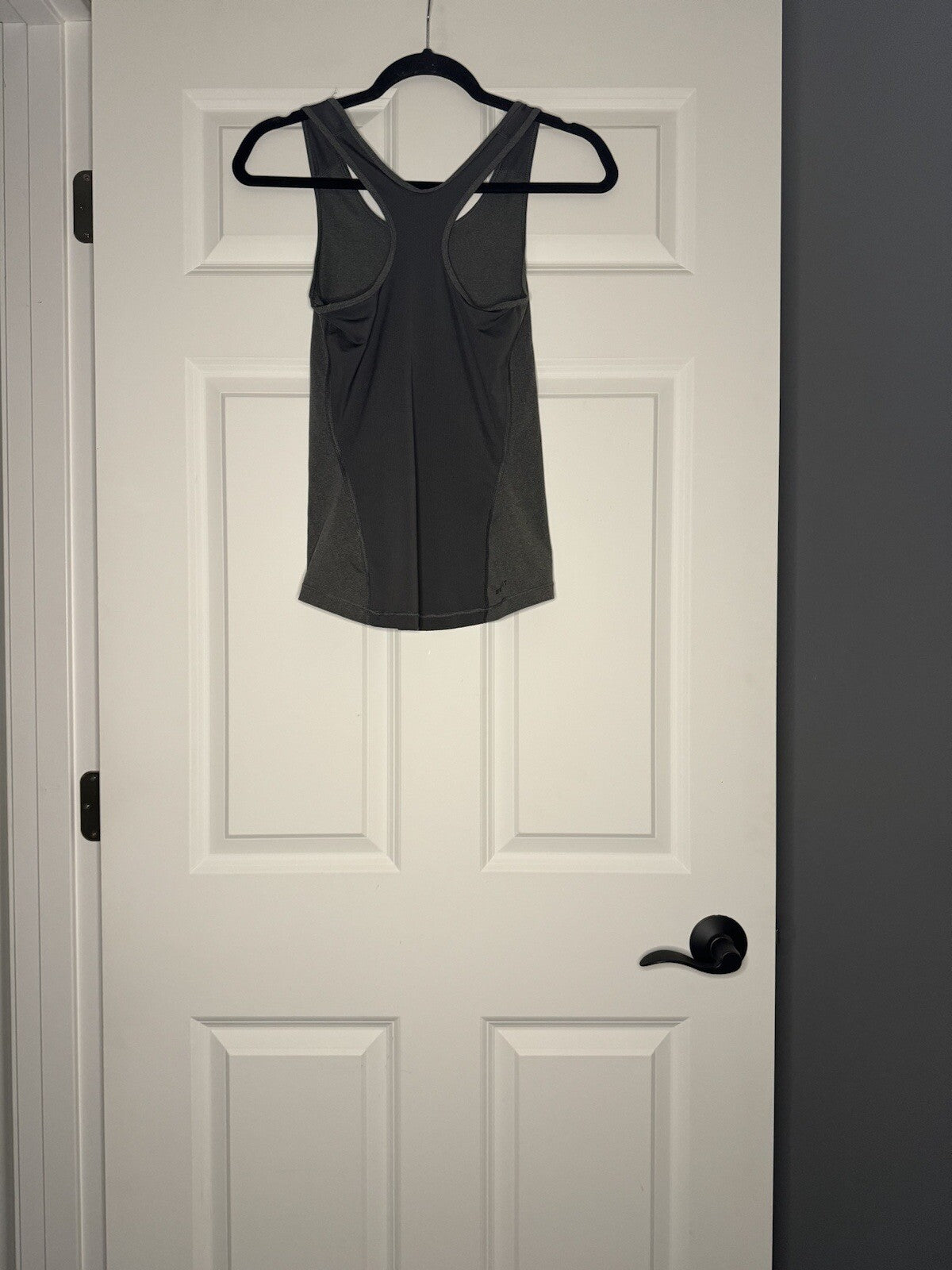 Nike Pro Tank Top Gray Black Logo Xs 