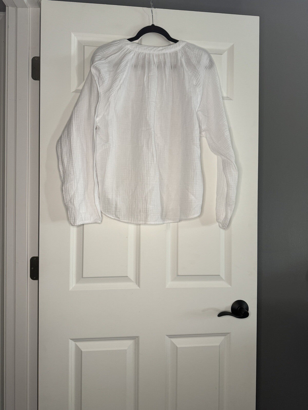 Lucky Brand Long Sleeve Top White Medium Nwt Msrp 89.50