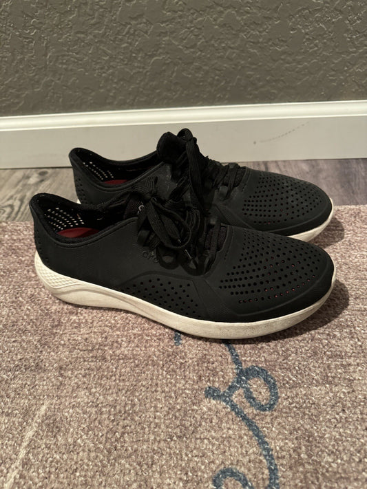 Crocs Sneakers Black Mens Size 9 Lite Ride 