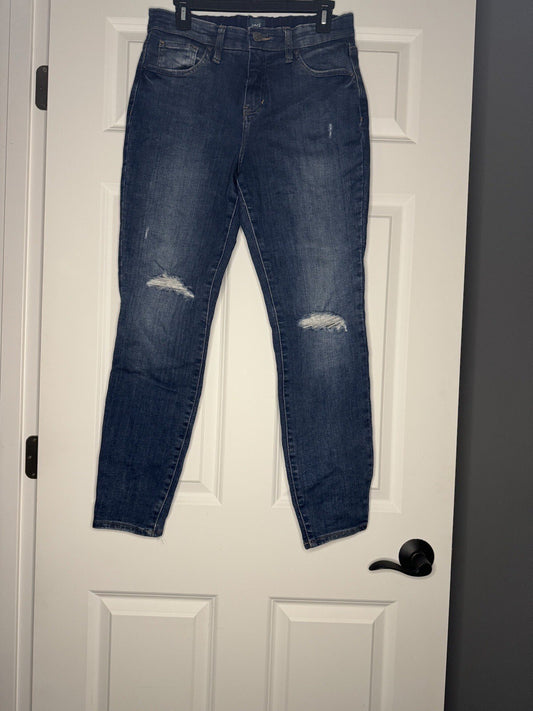 Jag Jeans Viola Skinny Size 10 Worn Once Distressed