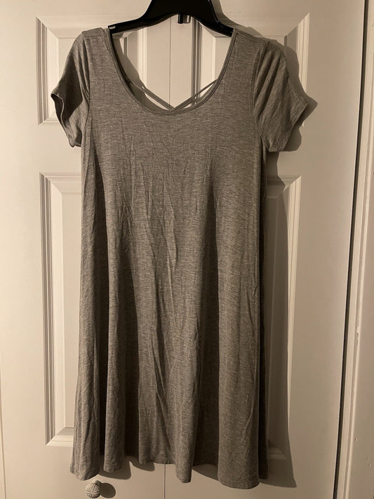 Maurices xs gray short sleeve dress nwt