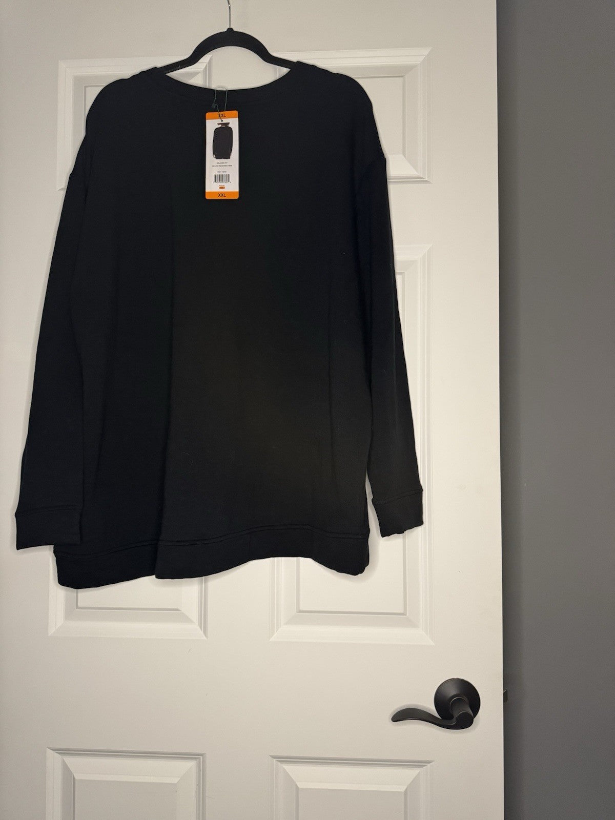 Orvis Cozy Fit Pullover Sweatshirt Black Xxl NWT 