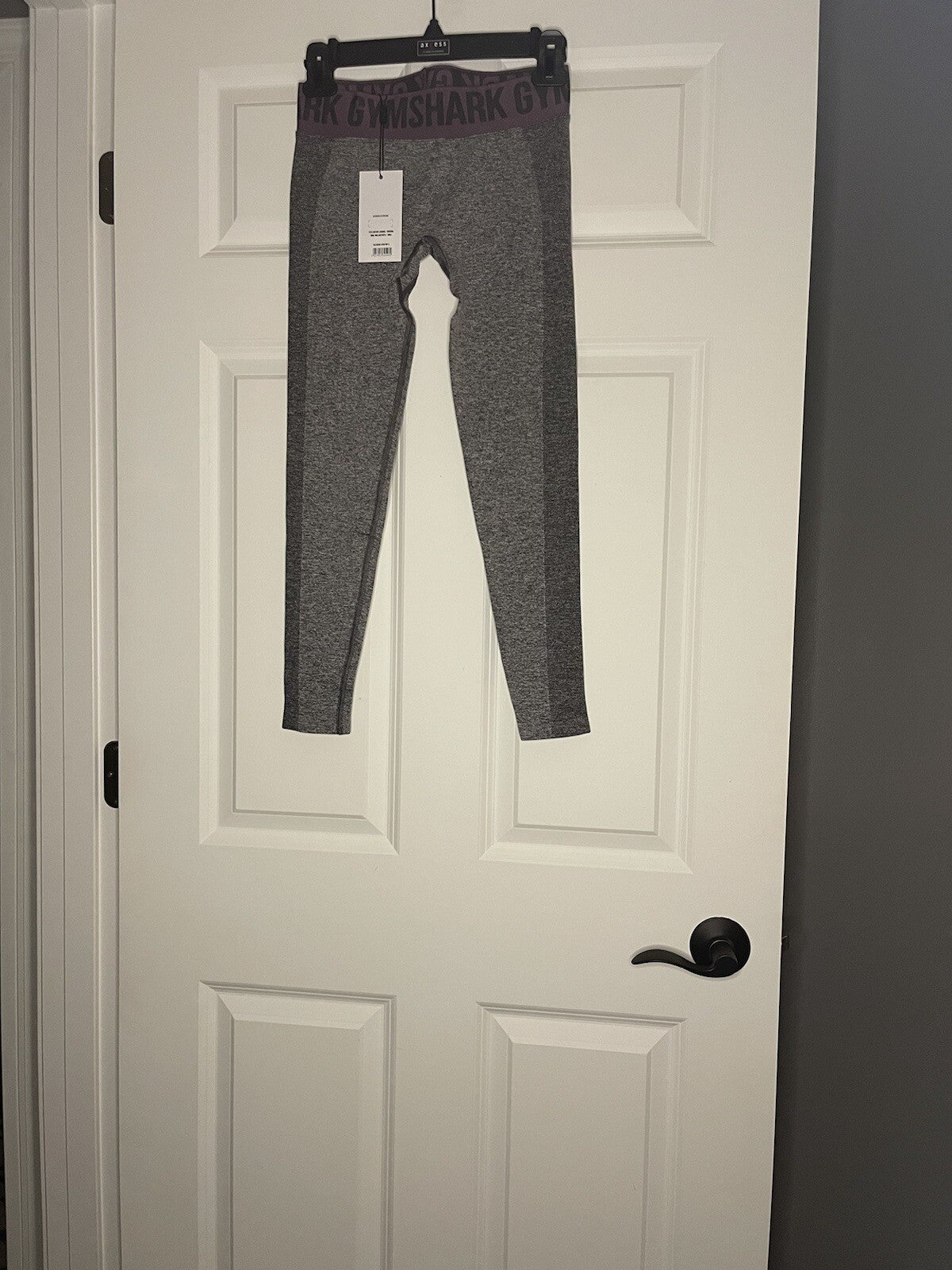 Gymshark Flex Low Rise Leggings Charcoal Mark/mallow Purple Small Nwt 