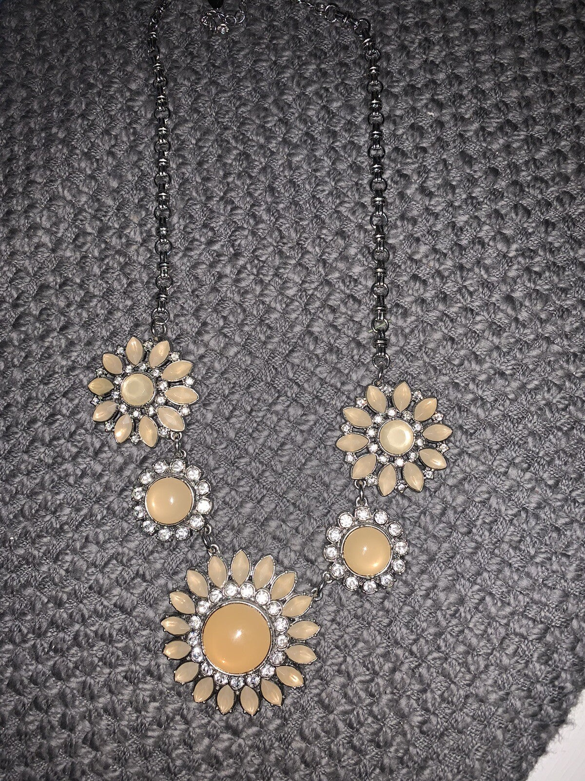 Lia Sophia Floral Pink Necklace 