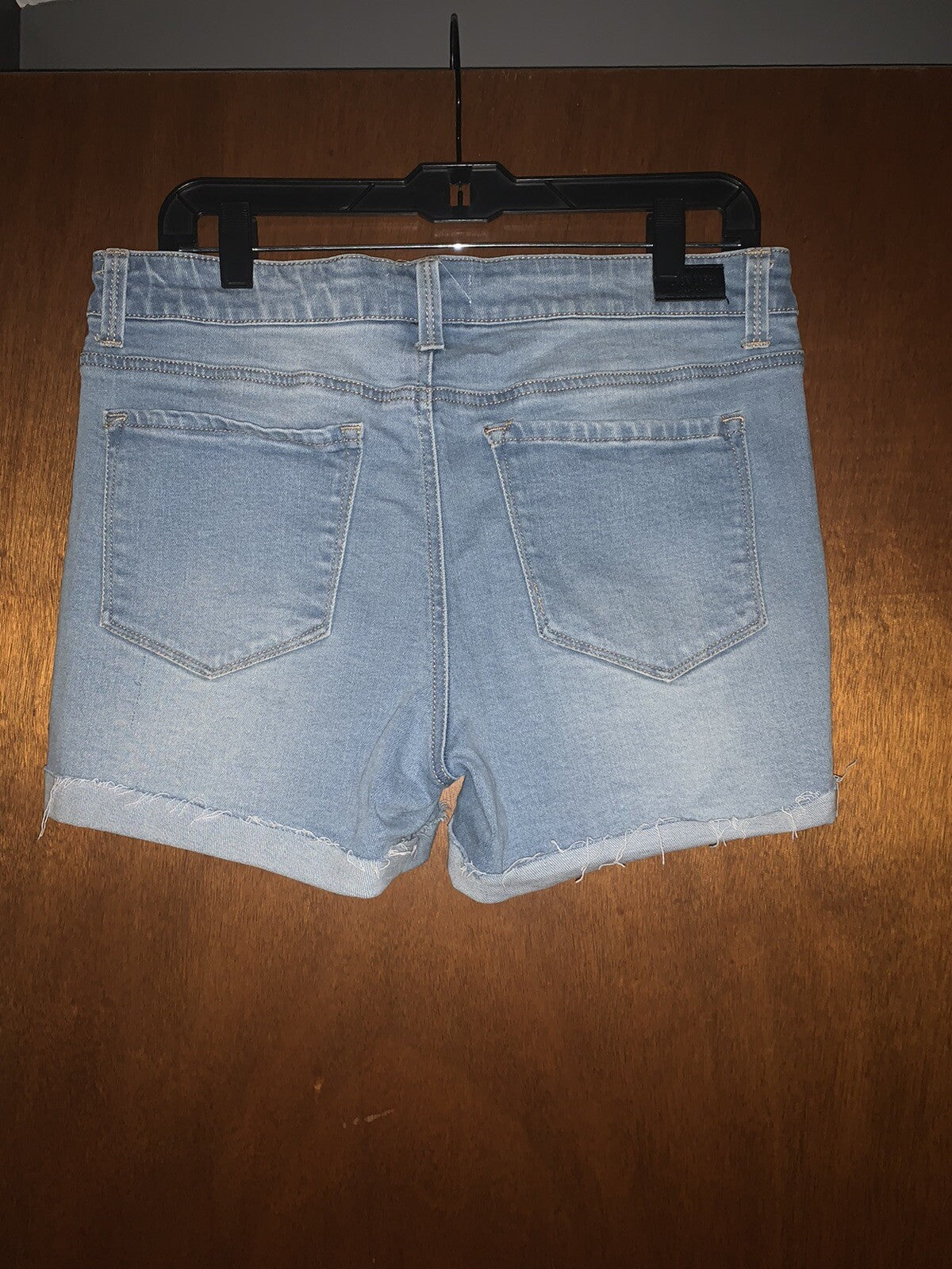 Black Label Jean Shorts Size Large Destroyed/distressed