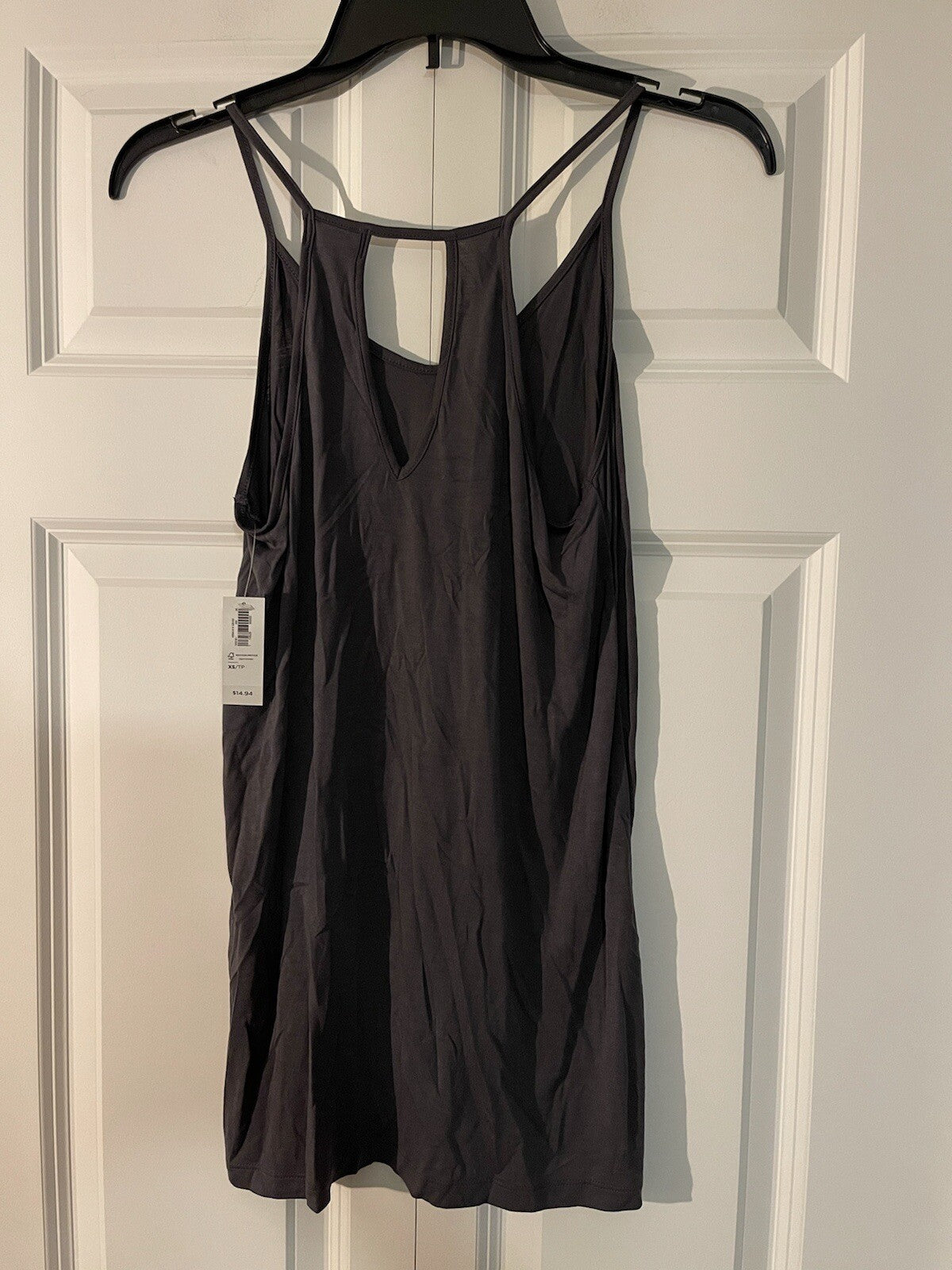 Old navy gray xs sleeveless blouse nwt