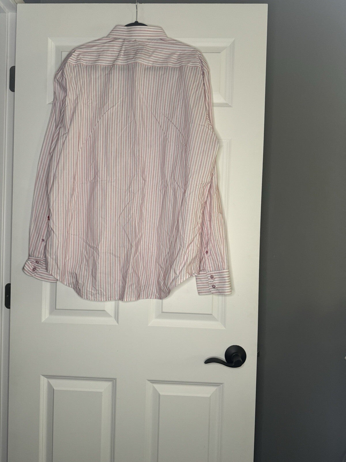 Robert Graham Classic Fit Long Sleeve Button Up 2xl Pink Purple White Stripe 