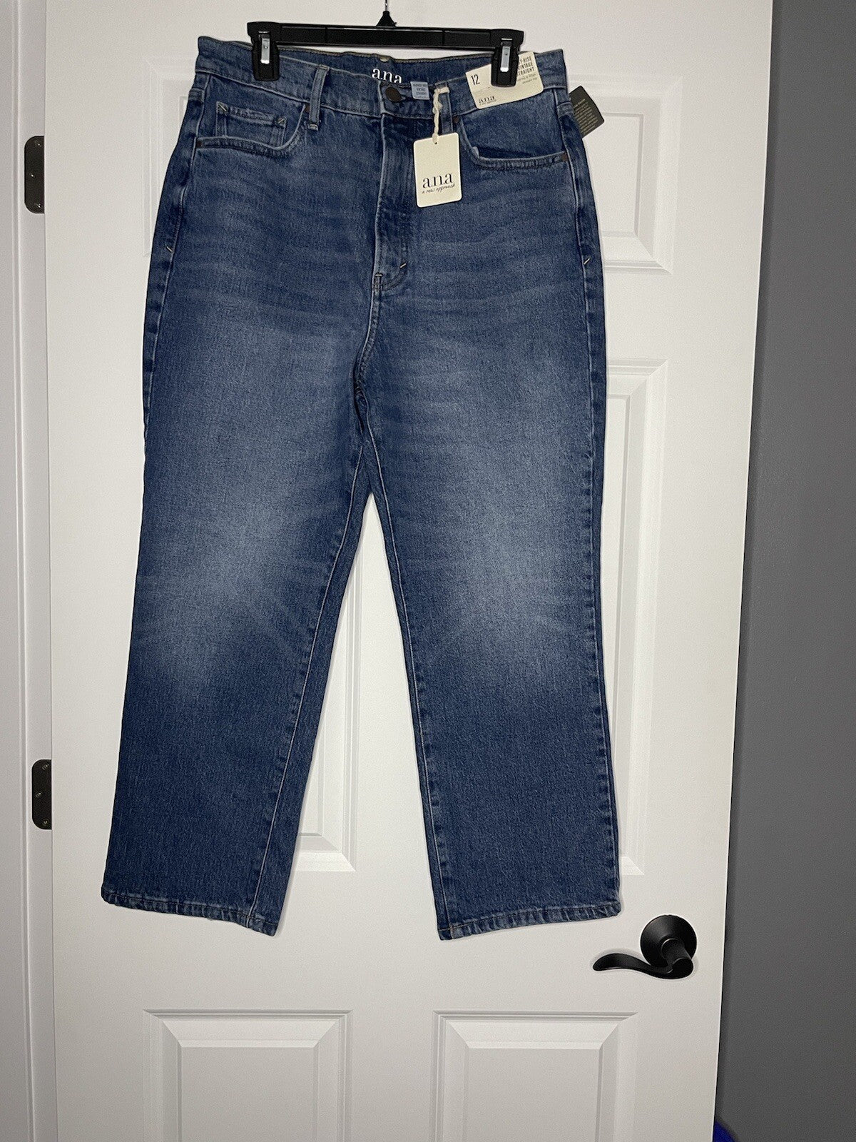 a new approach highest rise vintage straight jeans 12 NWT