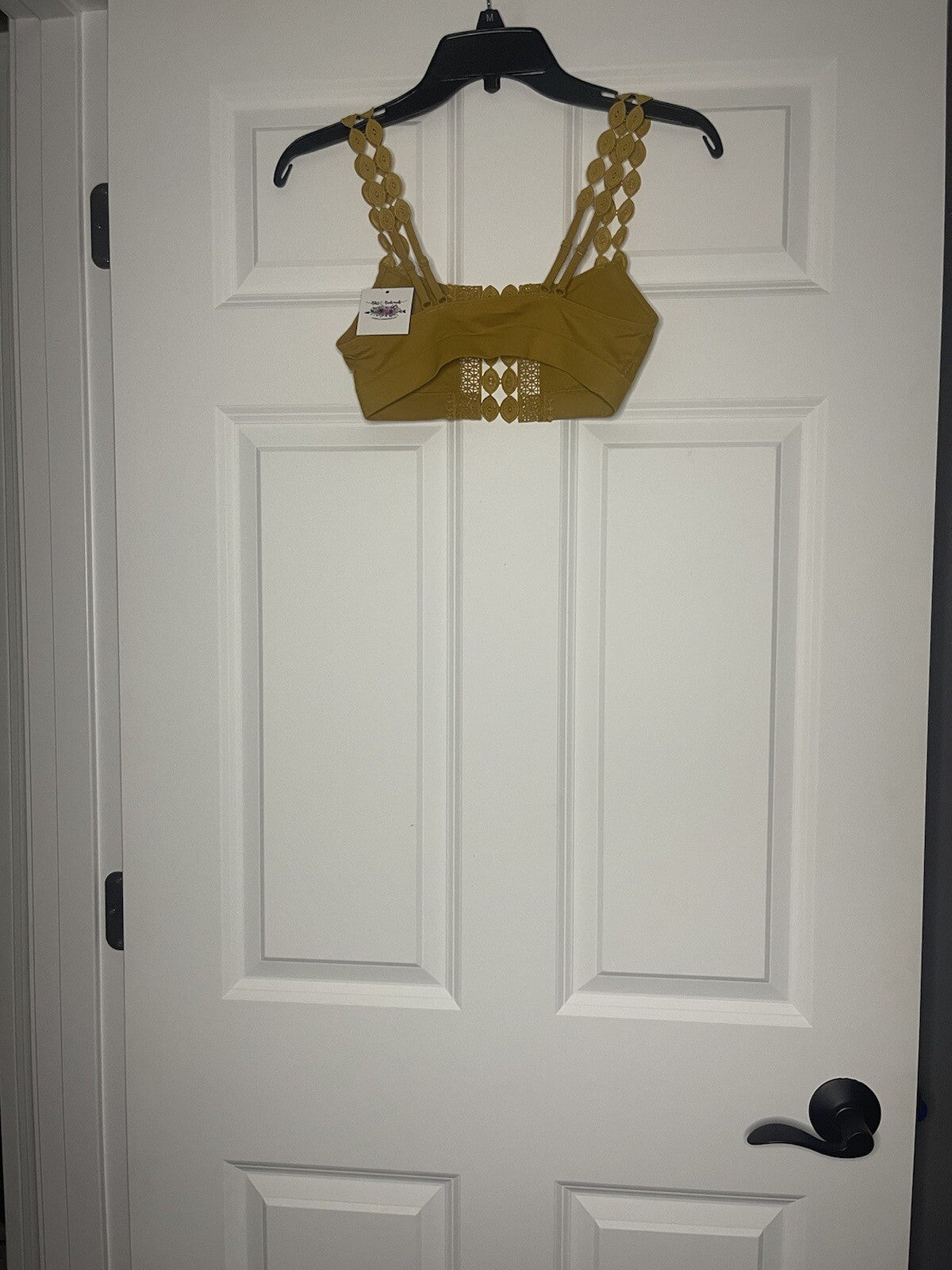 Virginia boho bralette xs/s mustard NWT 