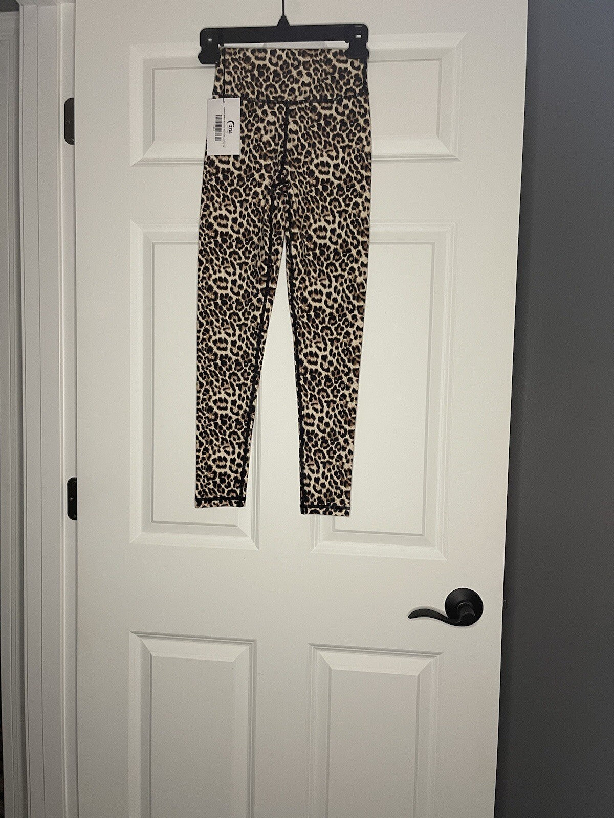 Zyia Leopard Brilliant Scruncy What Hi Rise 7/8 Size 2 Nwt 