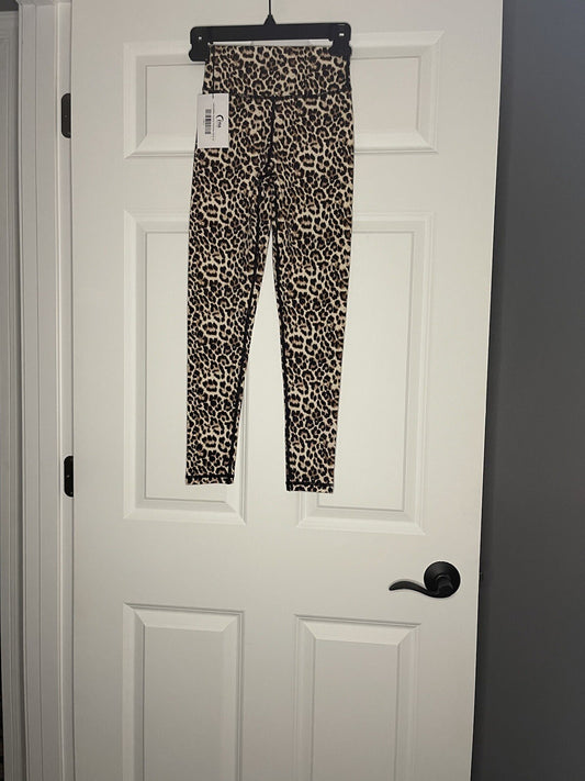 Zyia Leopard Brilliant Scruncy What Hi Rise 7/8 Size 2 Nwt 
