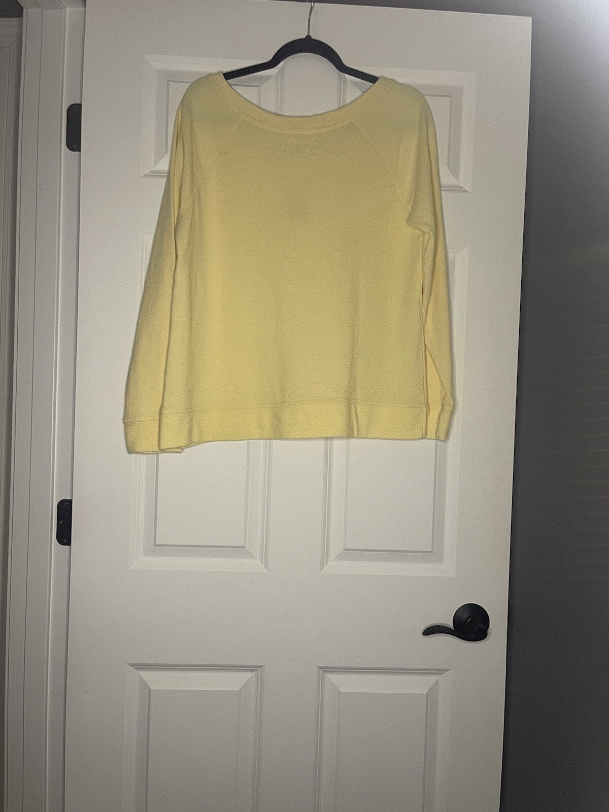 Maurice’s Large Sweater Light Yellow Nwt 