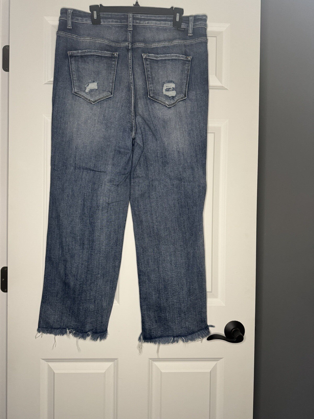 Risen Jeans 1xl Distressed Straight Jeans Style Rdp5116x 