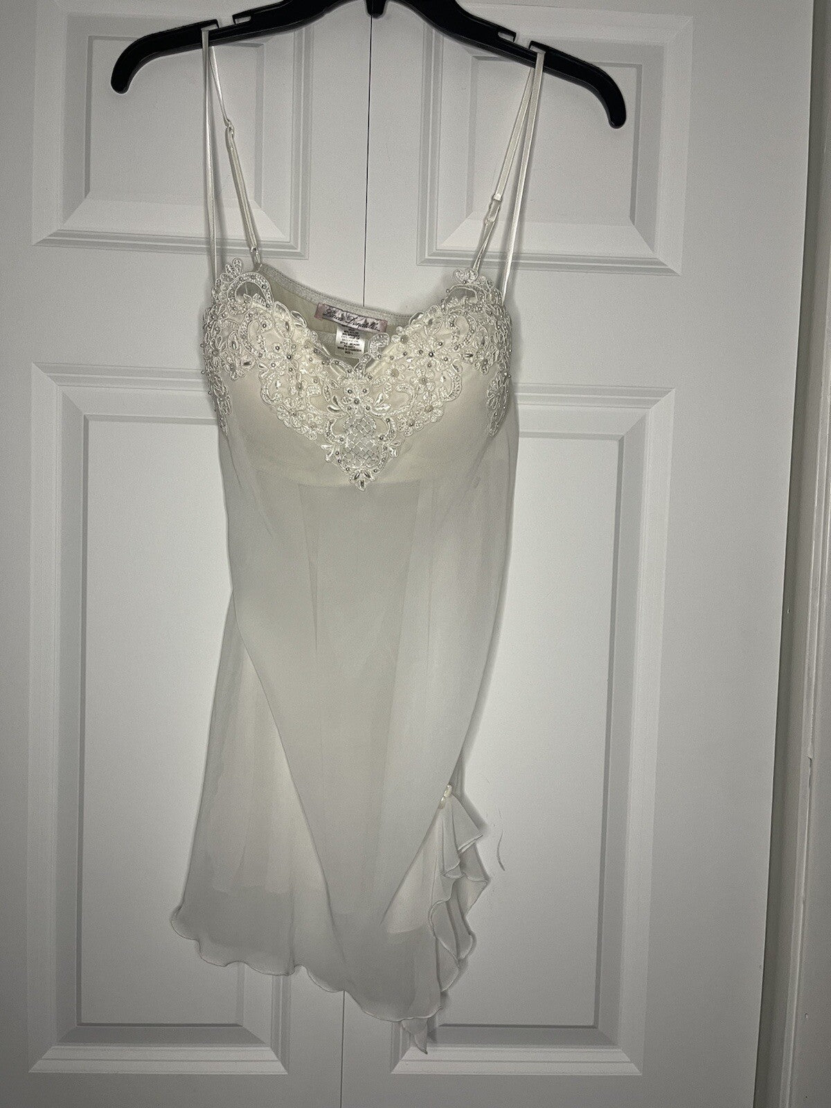 Linea Donatella 2 piece lingerie set large ivory NWT