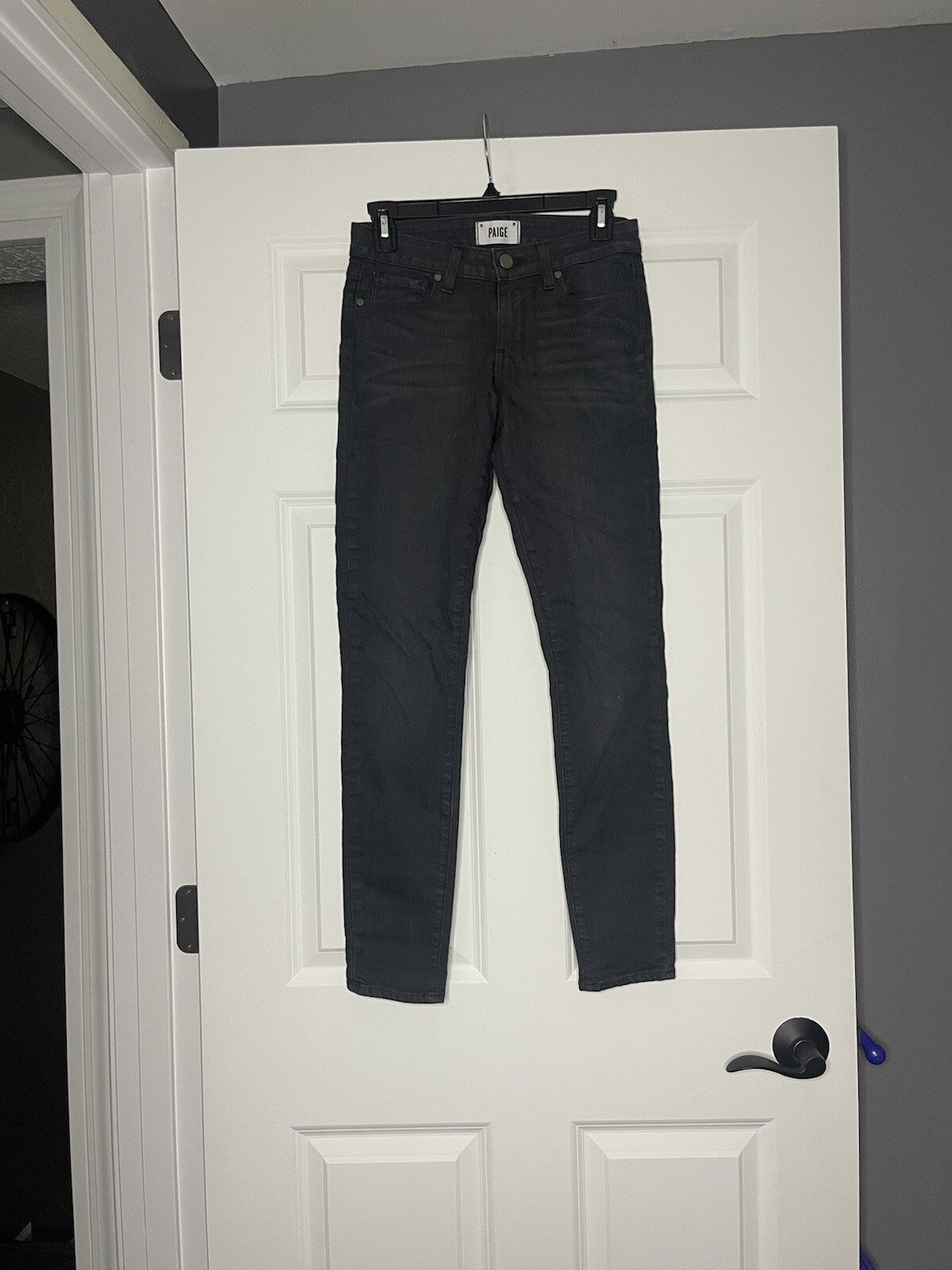 Paige verdugo ultra skinny jeans black size 26 