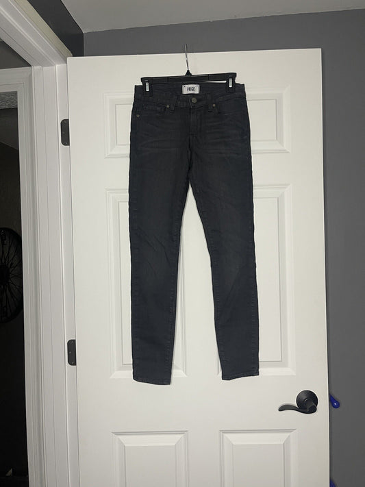 Paige verdugo ultra skinny jeans black size 26 